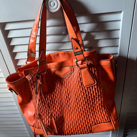 Orange Large Shoulder Bag - Picture 5 of 6